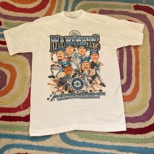 Vintage 1995 Mariners American League Playoffs Salem Sportswear Graphic Tshirt